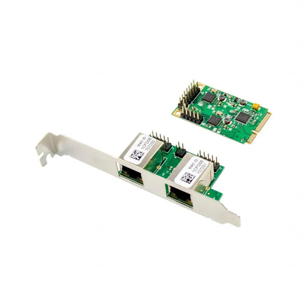 Microconnect 8111F Mini PCIe netwerkkaart dual 1G RJ45