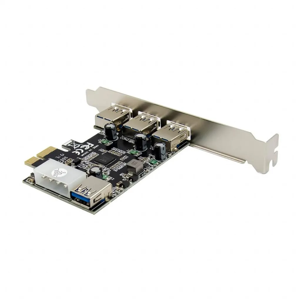 Microconnect VL805 PCIe USB 3.0 uitbreidingskaart 3+1 poorts