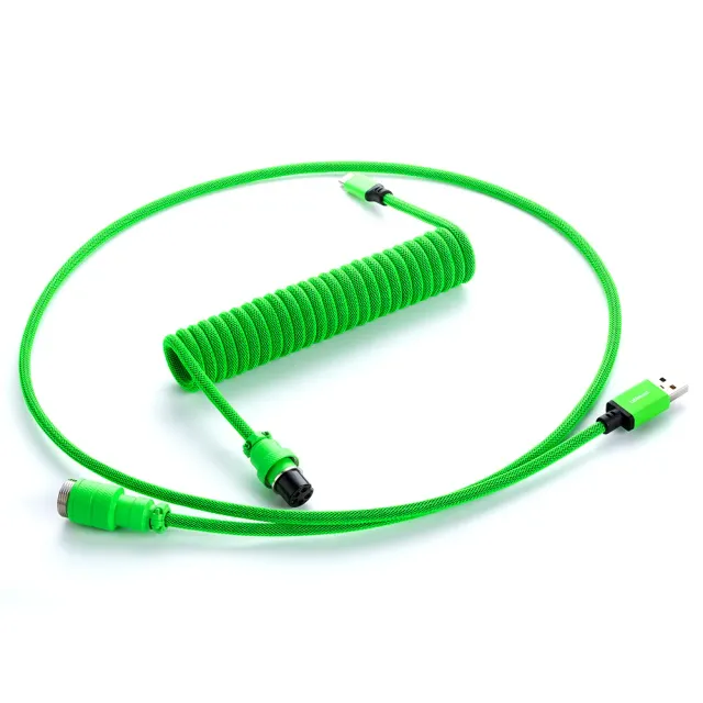 CableMod Pro spiraal toetsenbordkabel USB-C 150cm viper-groen
