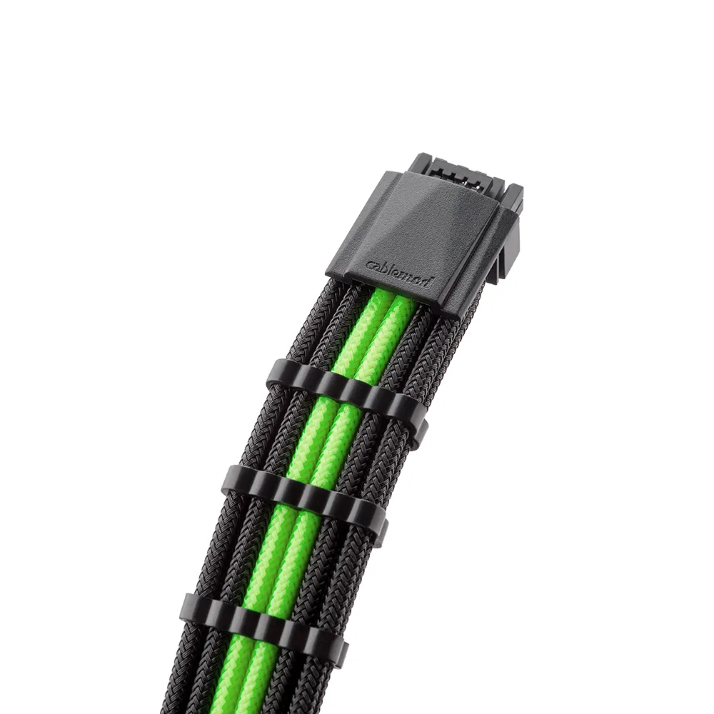 CableMod E-Series Pro 12VHPWR PCI-e kabel 60cm zwart-groen