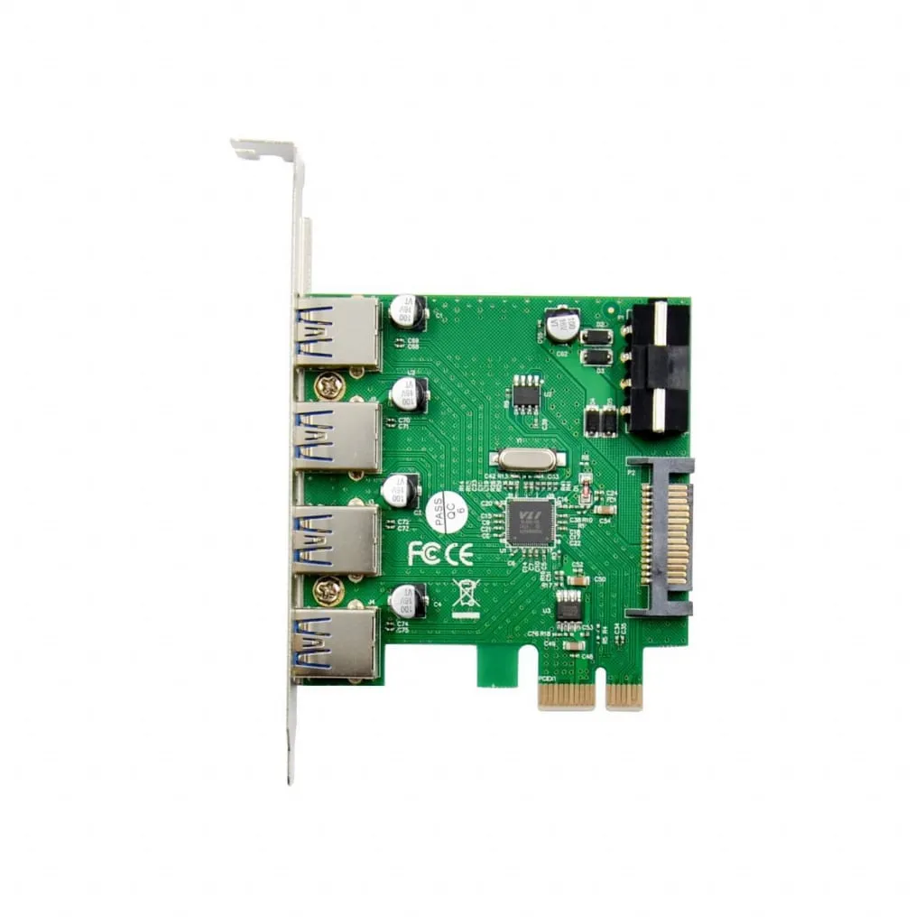Microconnect VL805 PCIe USB 3.0 uitbreidingskaart 4-poorts