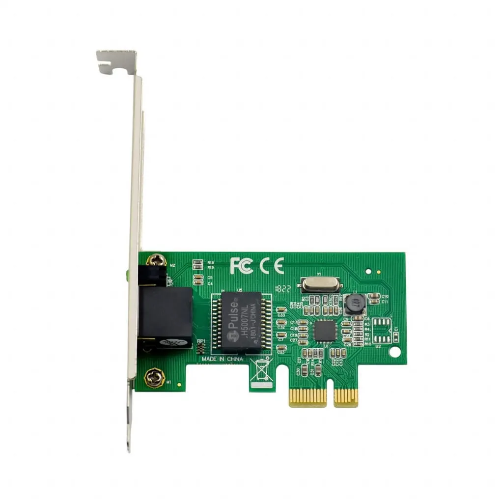 Microconnect RTL8111E netwerkkaart PCIe x1 RJ45 1Gb