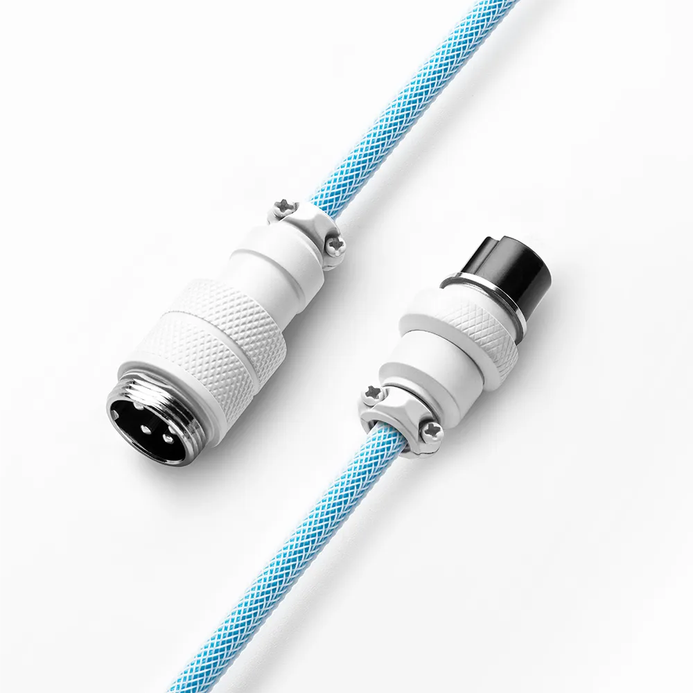 CableMod Pro Coiled toetsenbordkabel USB-C 150cm blauw
