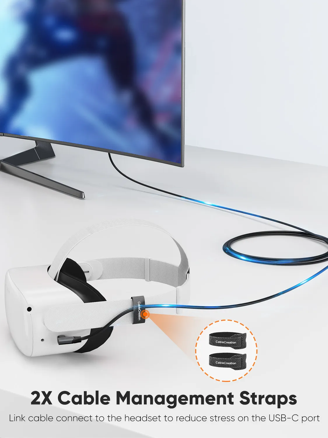 CableCreation VR Link USB 3.1 naar USB-C kabel 10FT 5Gbps
