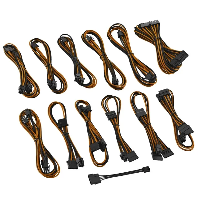 CableMod ST-Series ModFlex kabelset zwart-oranje Silverstone