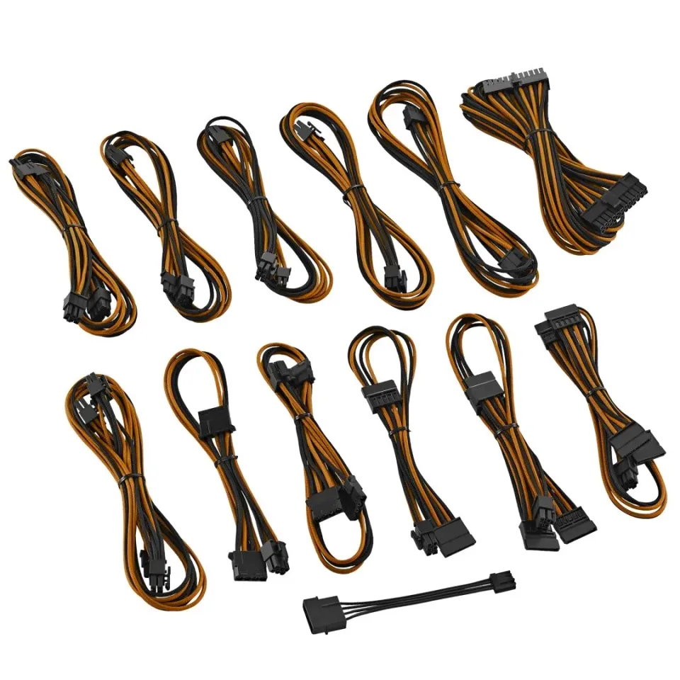 CableMod ST-Series ModFlex kabelset zwart-oranje Silverstone