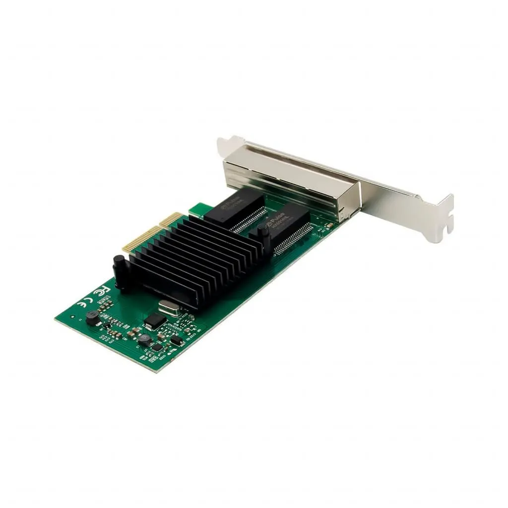 Microconnect I350-T4 PCIe netwerkkaart quad RJ45 1GbE