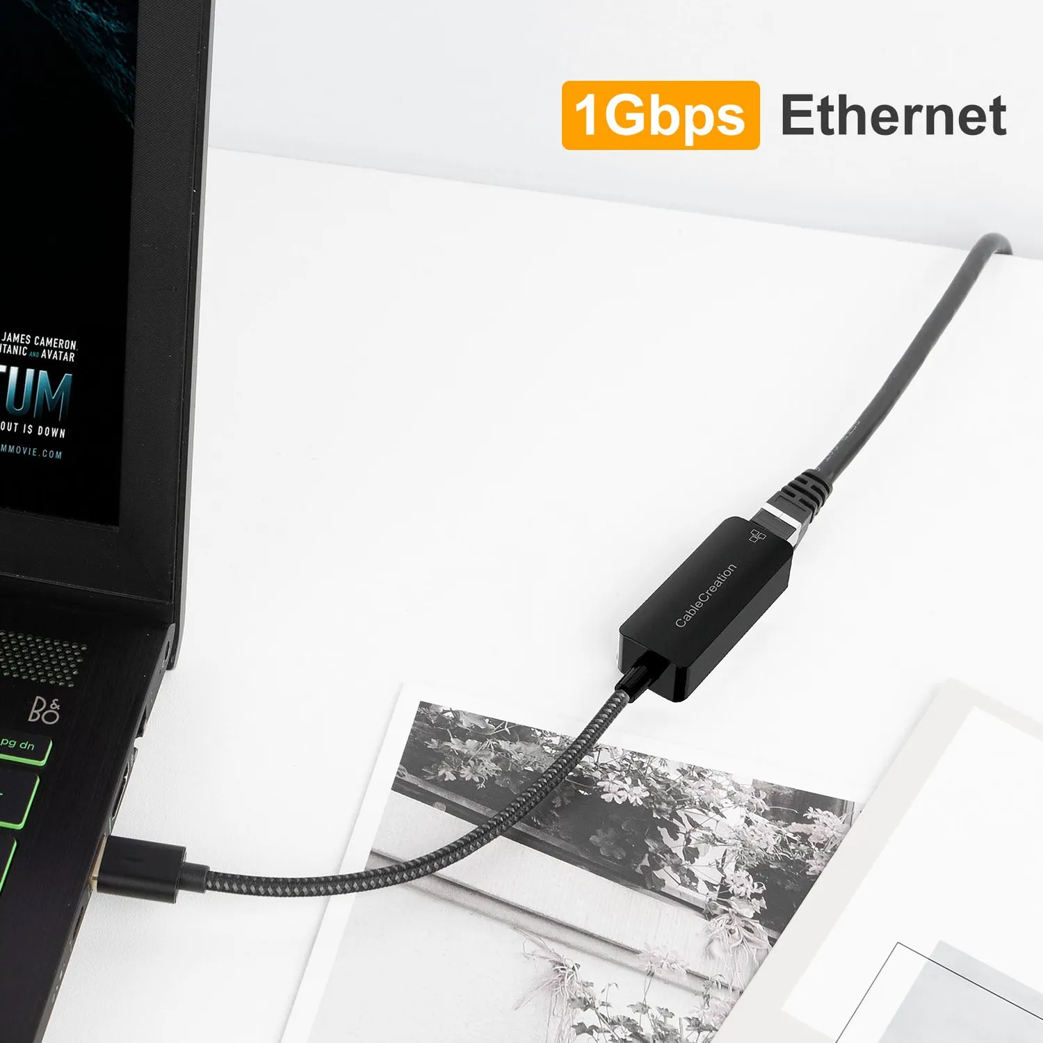CableCreation USB 3.0 naar ethernet adapter 1Gbps