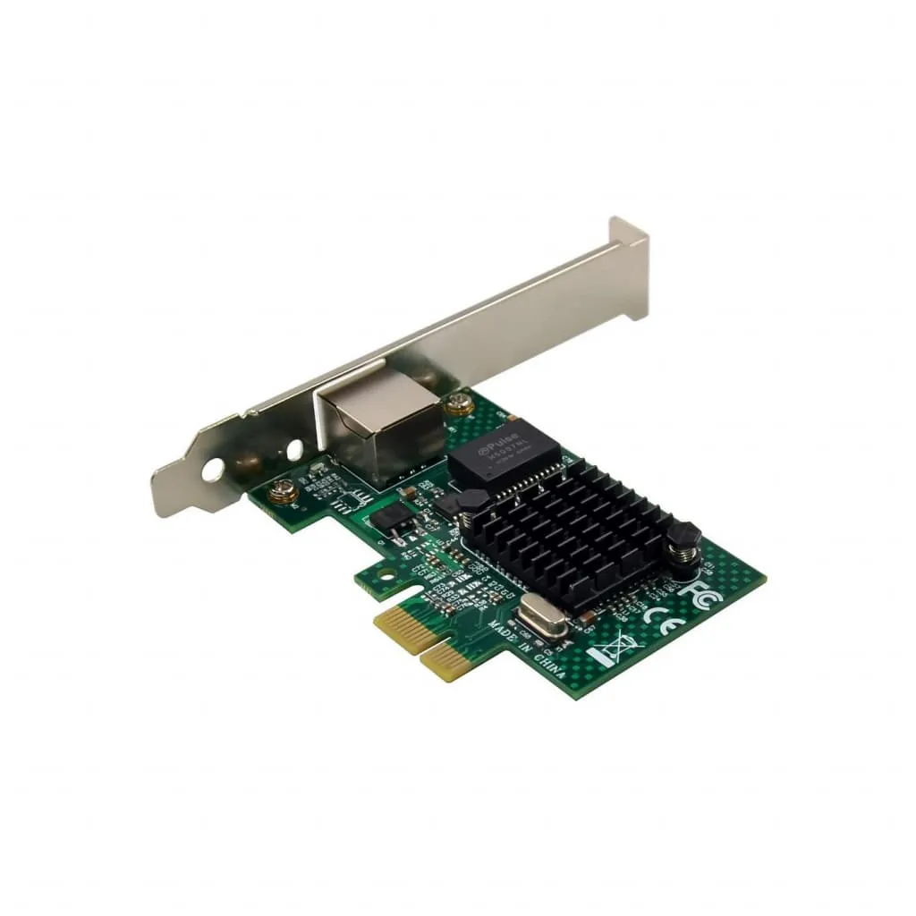 Microconnect BCM5751 PCIe netwerkkaart single RJ45 gigabit