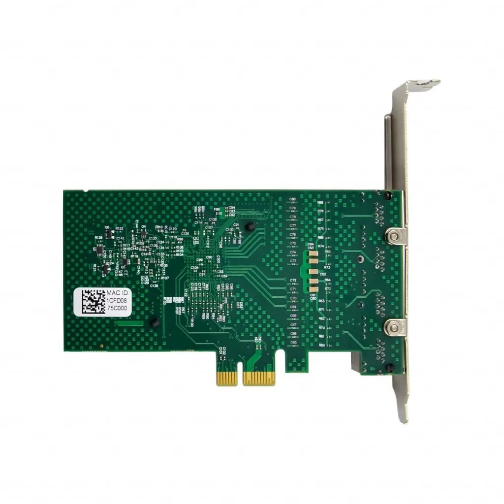 Microconnect BCM5719 PCIe netwerkkaart quad RJ45 Gigabit