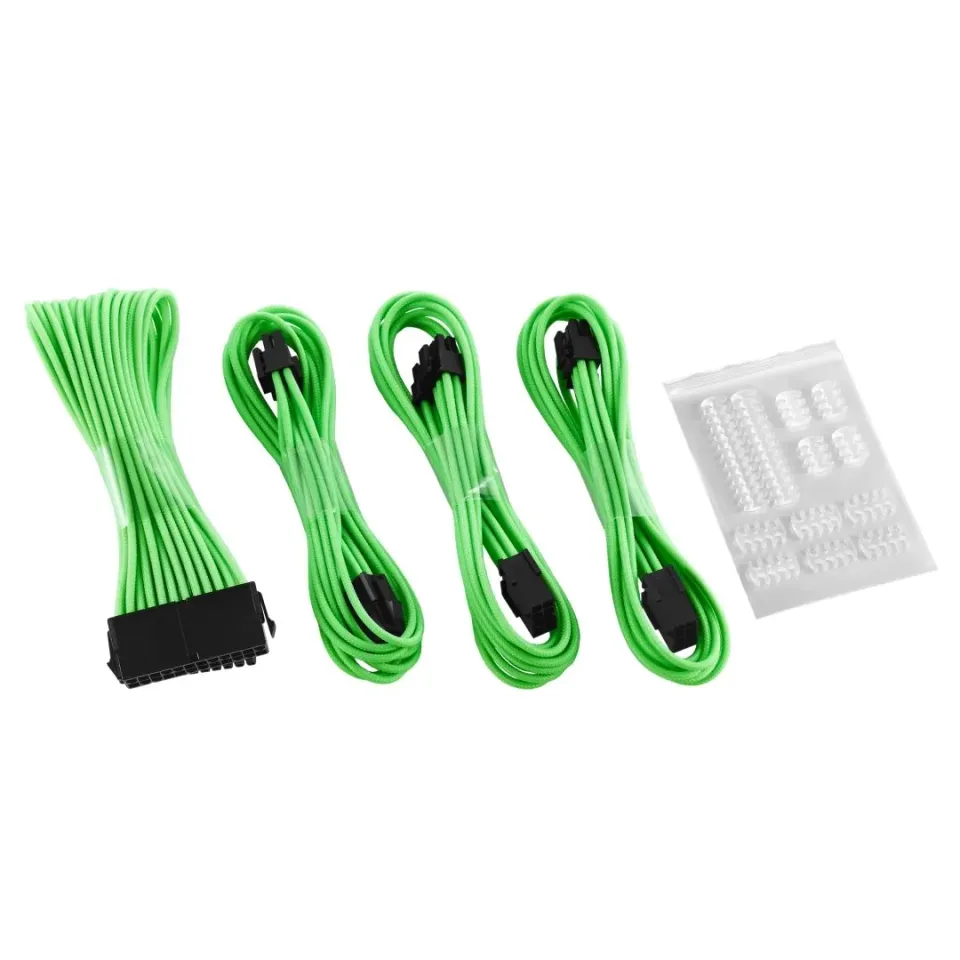 CableMod Classic ModMesh extension kabelset lichtgroen