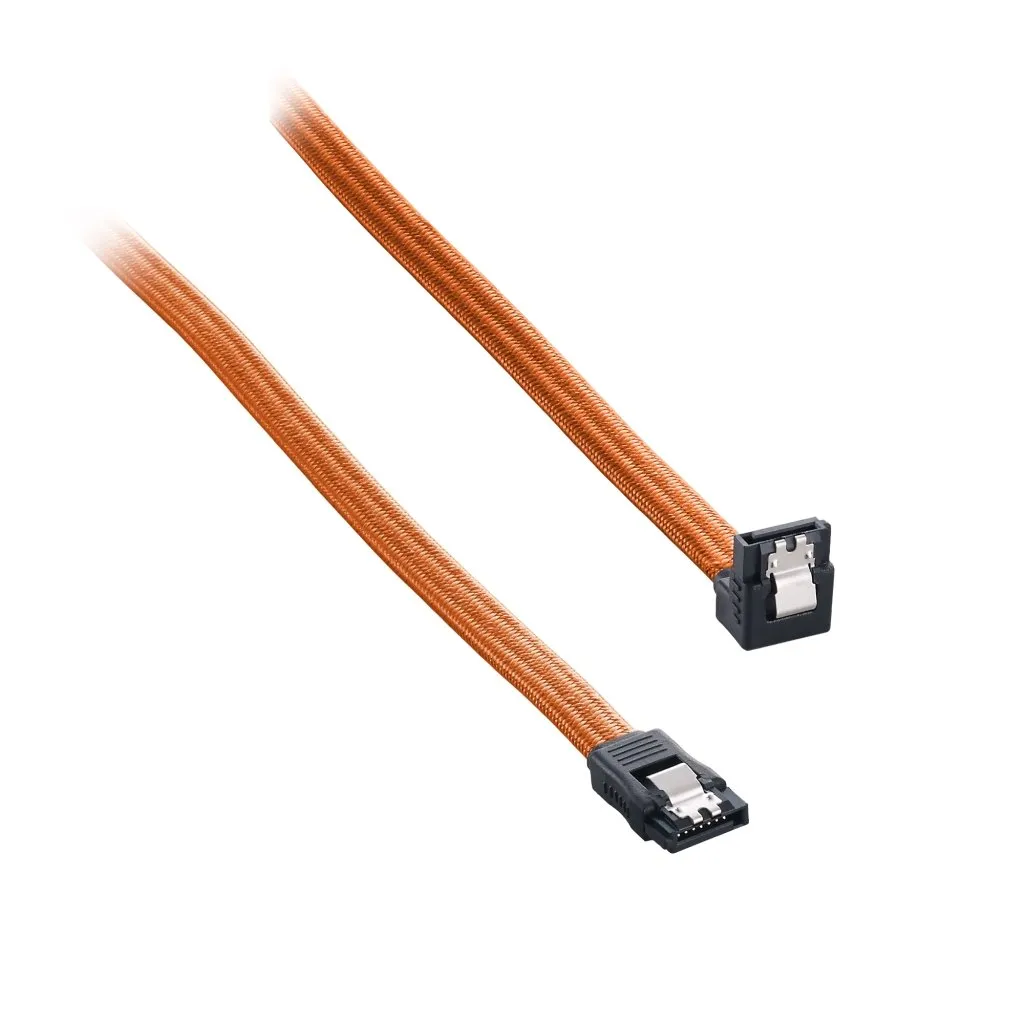 CableMod ModFlex SATA kabel 30cm haaks oranje