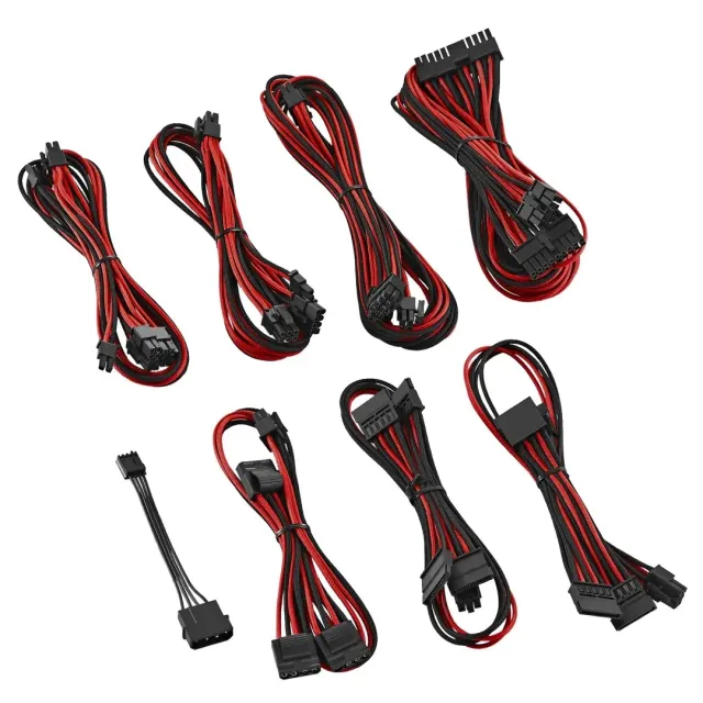 CableMod E-Series ModFlex kabelset EVGA GS PS zwart-rood