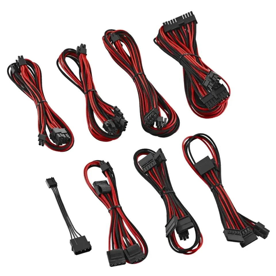 CableMod E-Series ModFlex kabelset EVGA GS PS zwart-rood