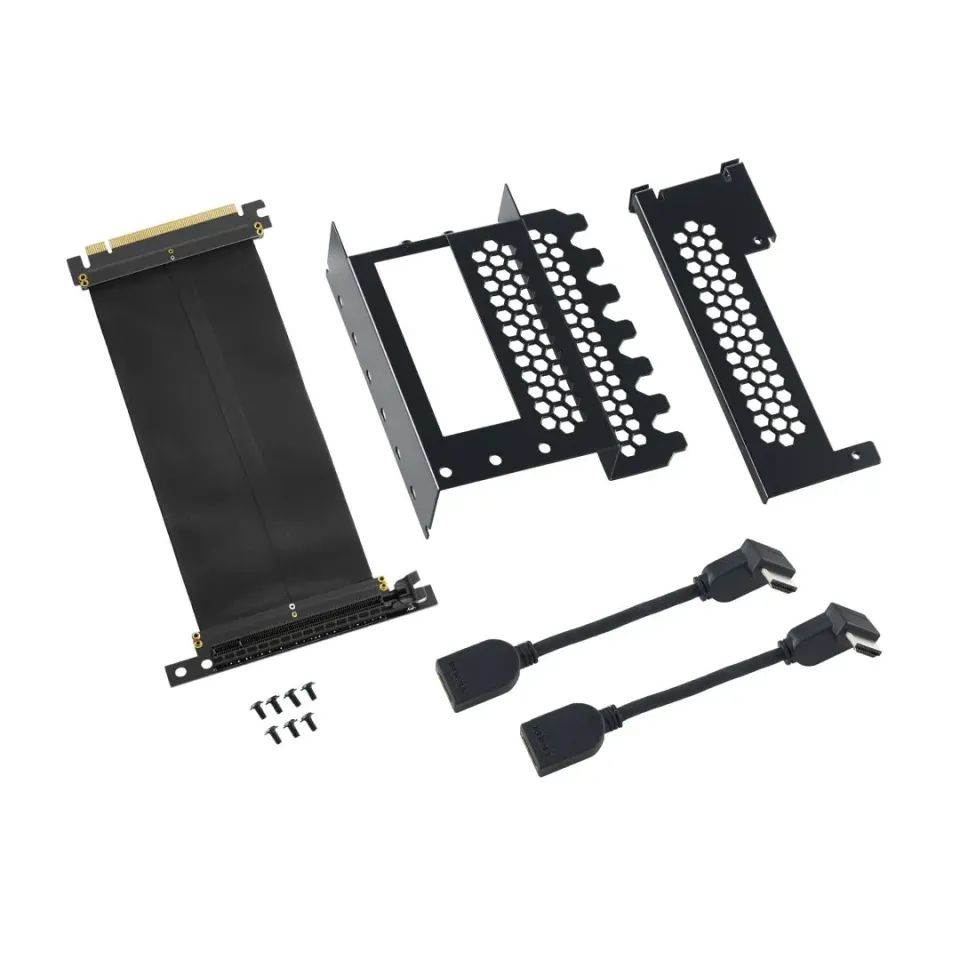 CableMod Vertical PCI-e bracket 2x HDMI zwart