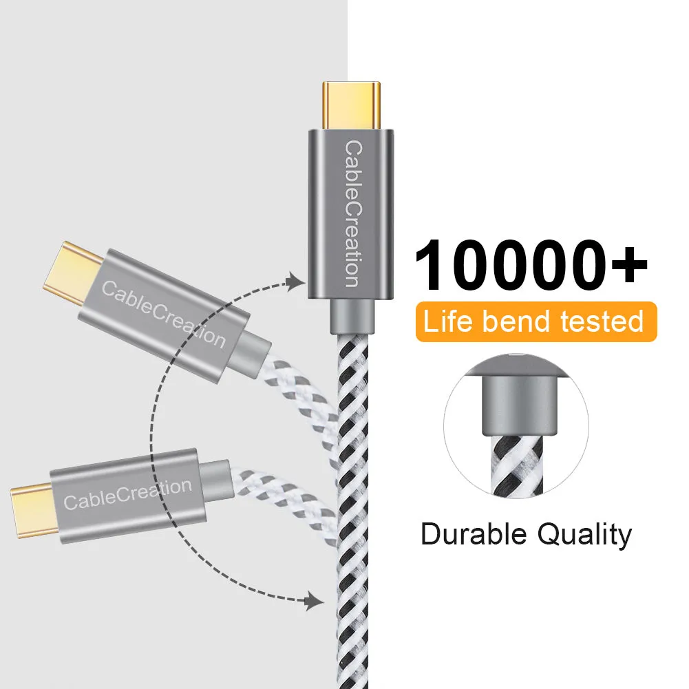 CableCreation USB-A naar USB-C kabel 0,15 m 3A