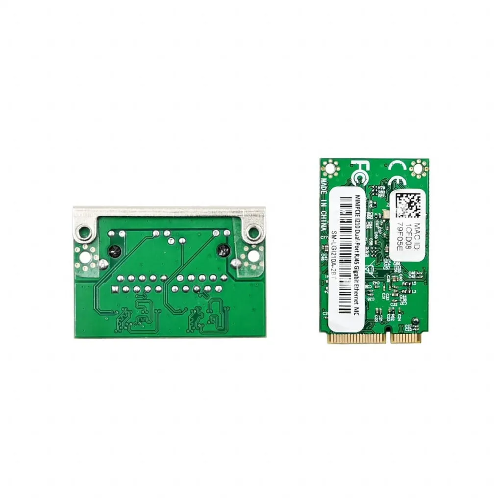 Microconnect MiniPCIe I210-T2 netwerkkaart dual 1G RJ45