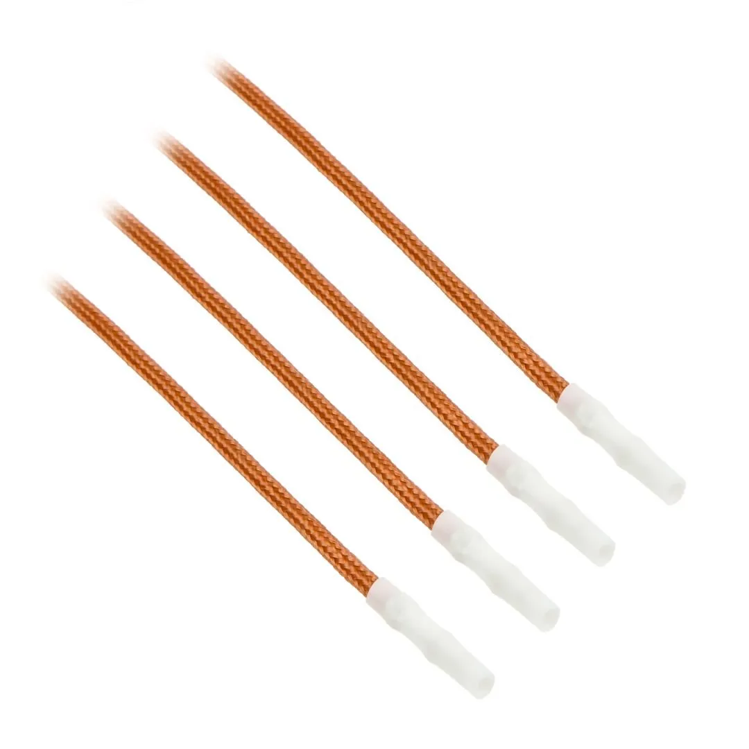 CableMod ModFlex sleeved wire 20cm oranje 4-pack losse draden