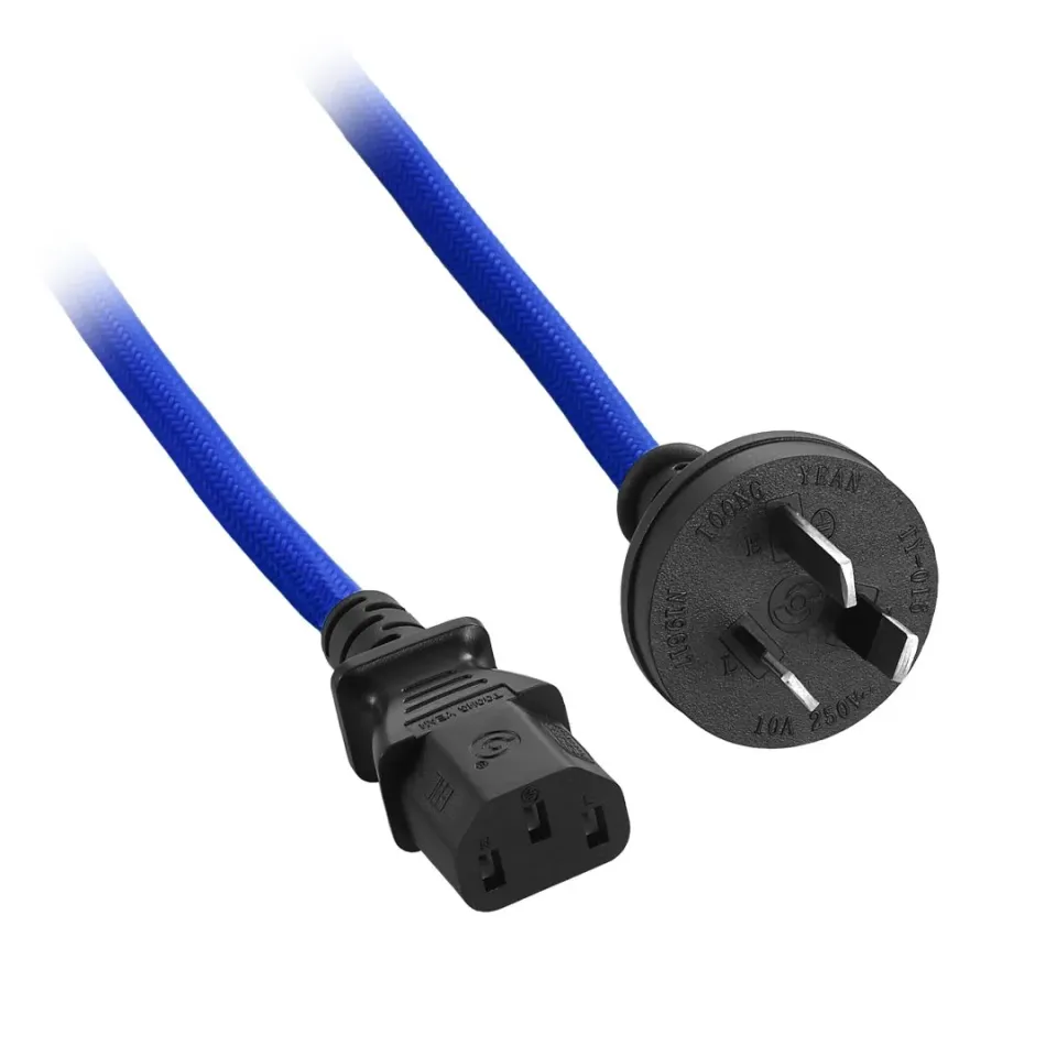 CableMod ModMesh C13 stroomkabel AU-stekker 2m blauw