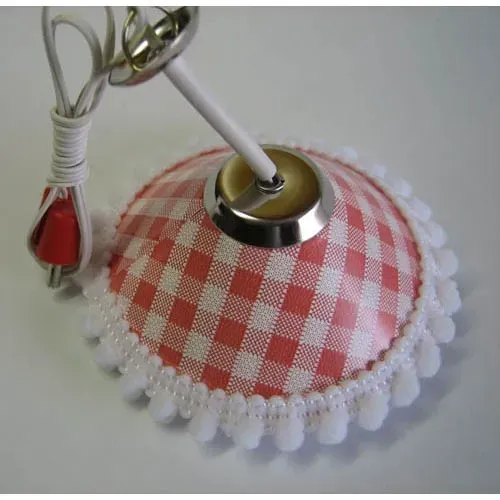 T.E.G. H0 hanflamp ruit plafondlampje 3,5V 50mm per stuk