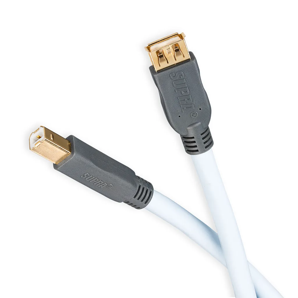 Supra USB 2.0 A-B USB-kabel High-Speed afgeschermd