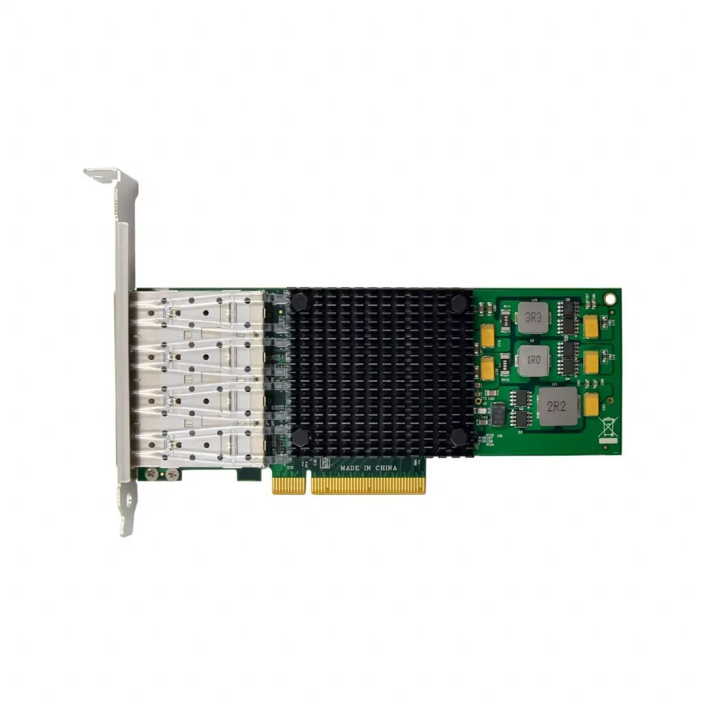 Microconnect BCM57840 netwerkkaart PCIe x8 Quad SFP+ 10GbE