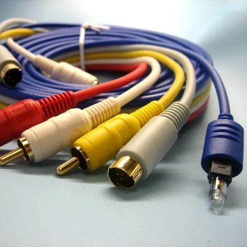 T.E.G. videokabel 3x cinch s-vhs toslink 3 m