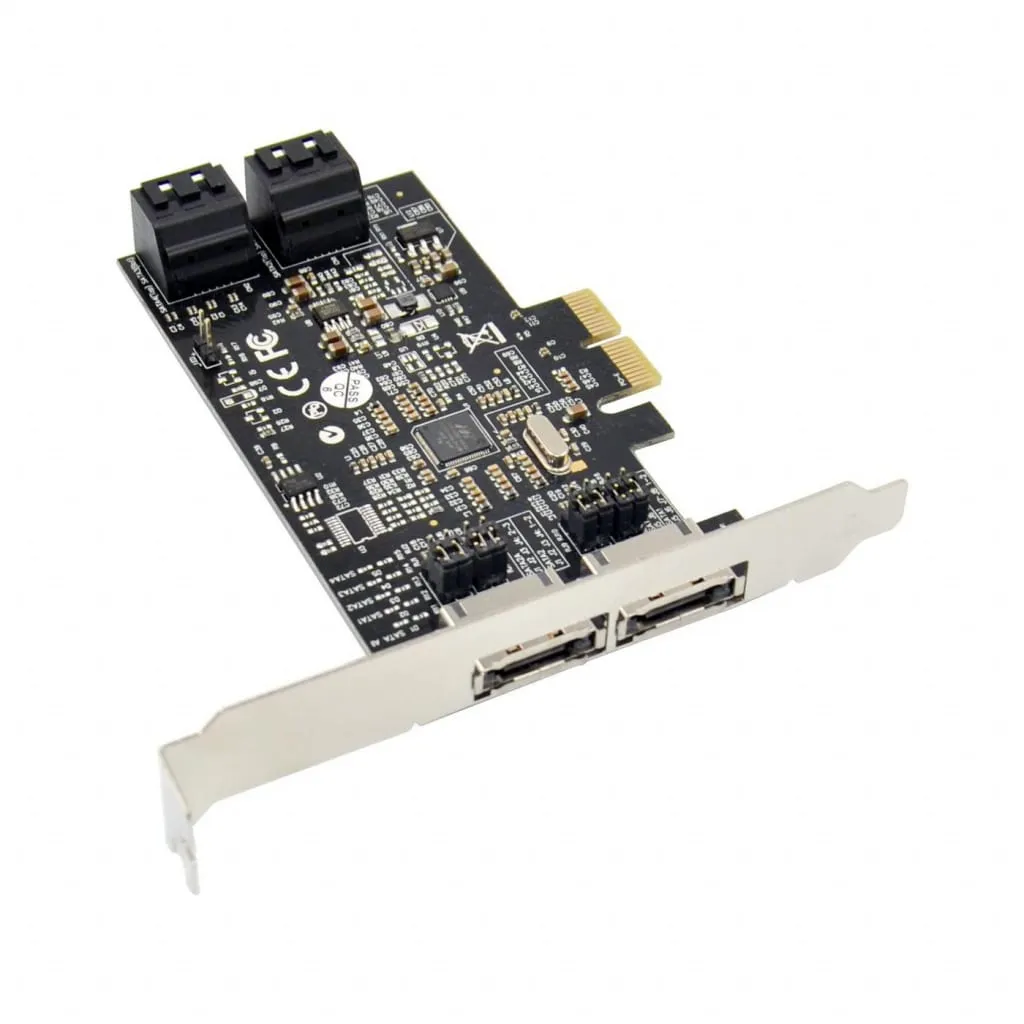 Microconnect 88SE9230 PCIe SATA raid controller kaart 6Gbps