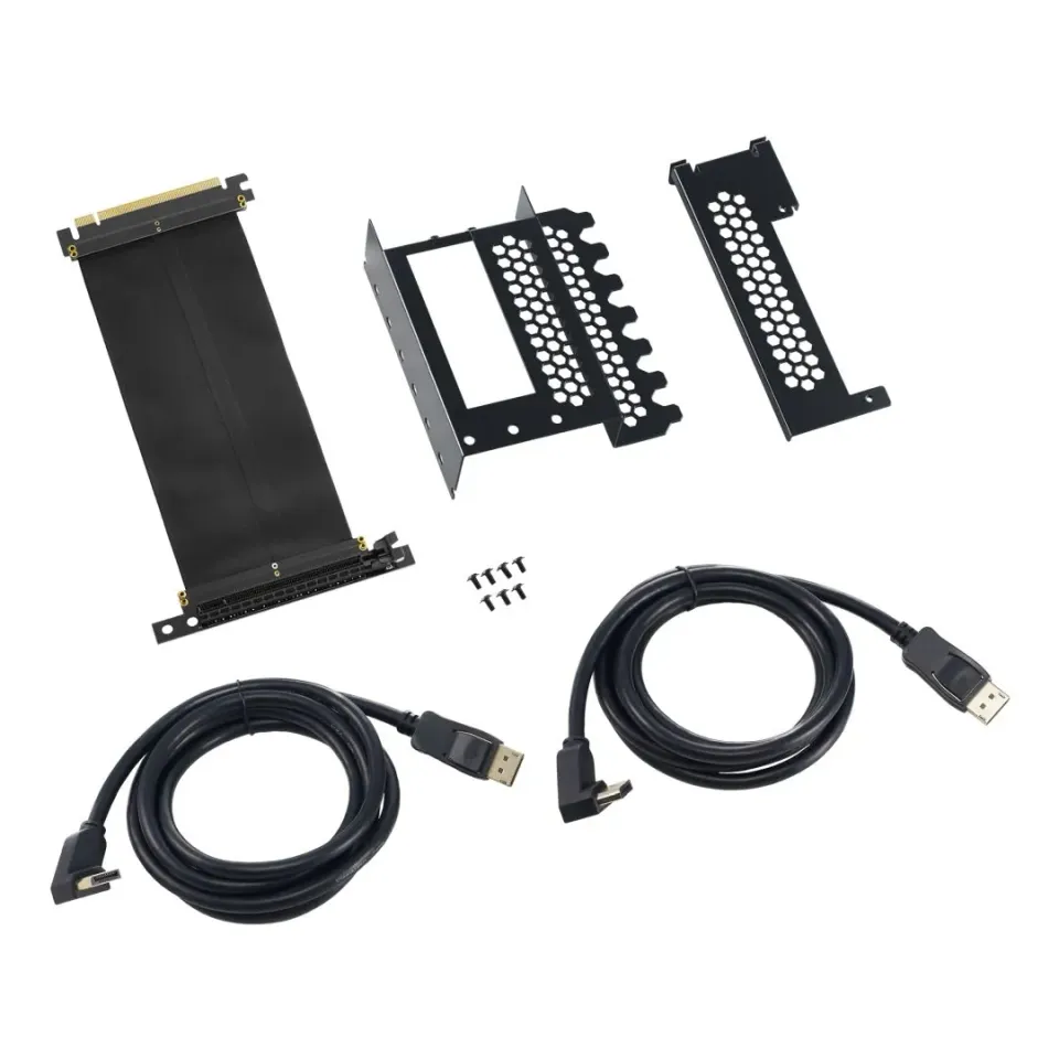 CableMod Vertical PCI-e GPU beugel zwart 2x DisplayPort