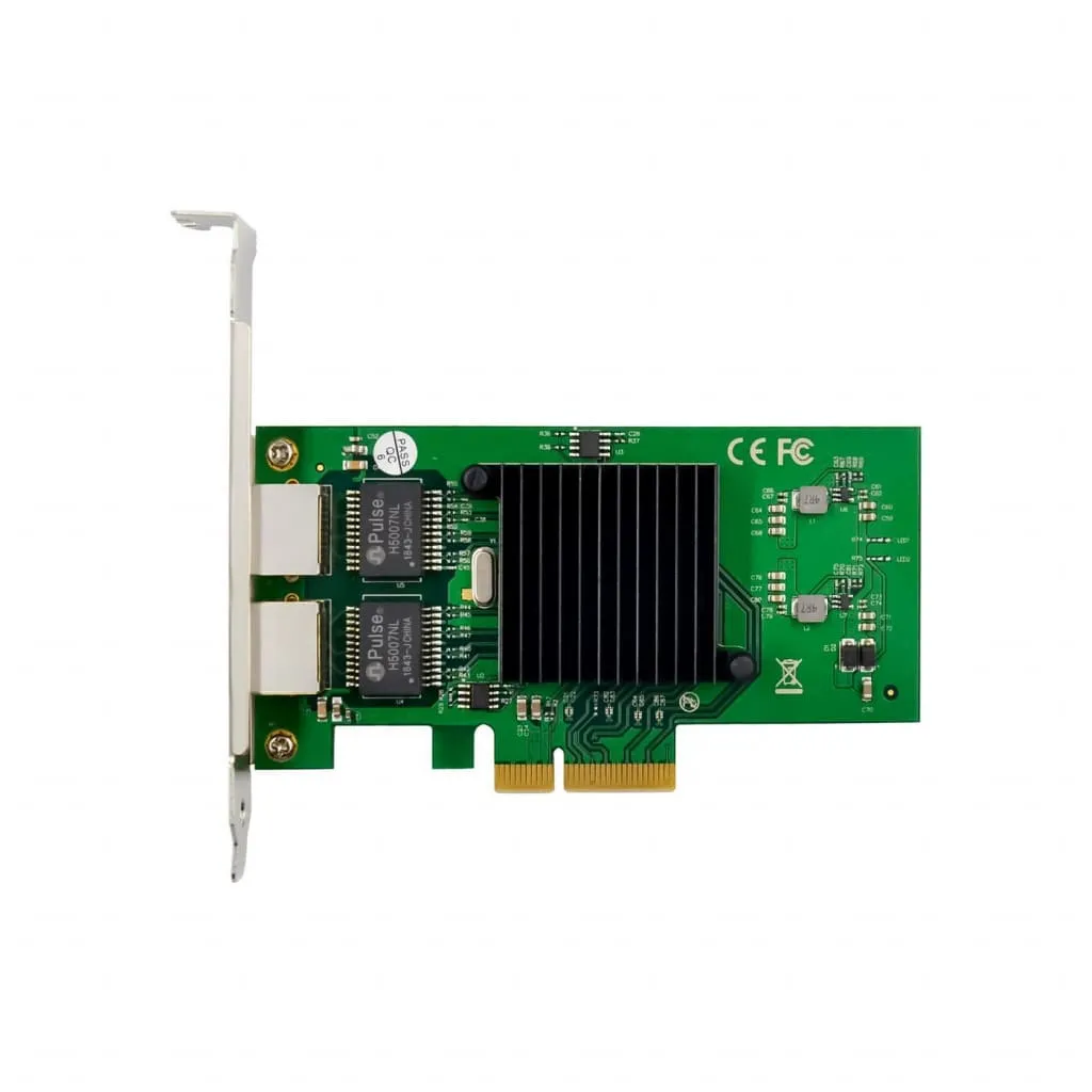 Microconnect Intel 82576 netwerkkaart dual RJ45 PCIe x1