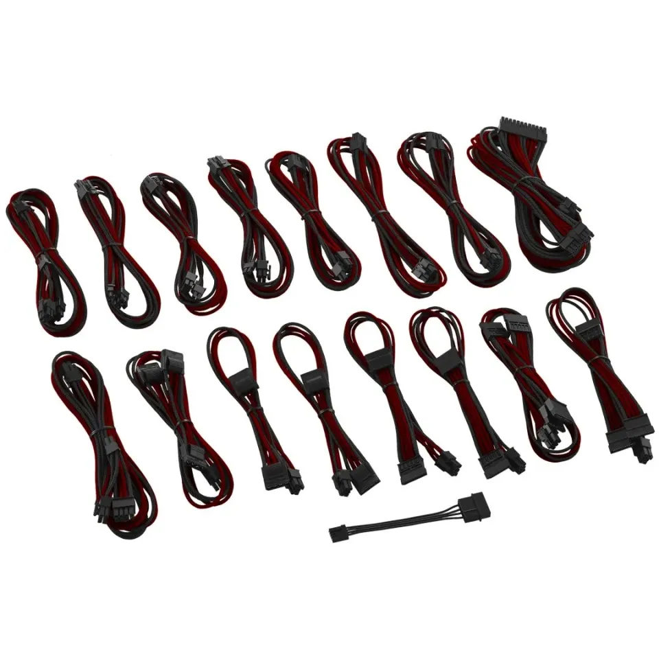 CableMod C-Series ModMesh kabelset zwart-rood