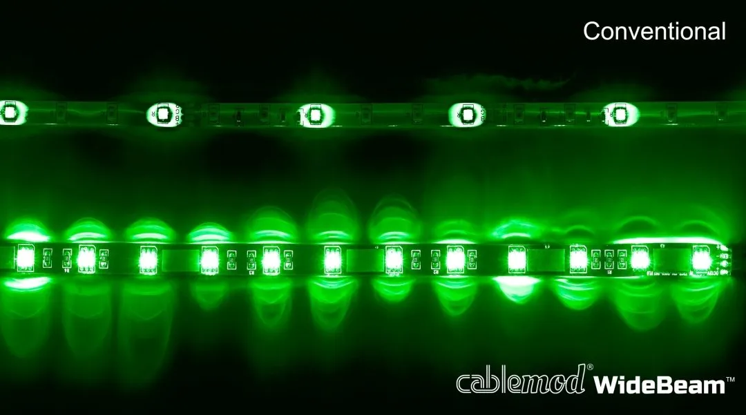 CableMod WideBeam Magnetic ledstrip 30cm groen