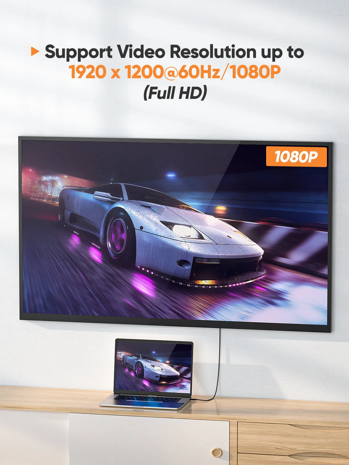 CableCreation DisplayPort naar VGA Kabel 1,8m