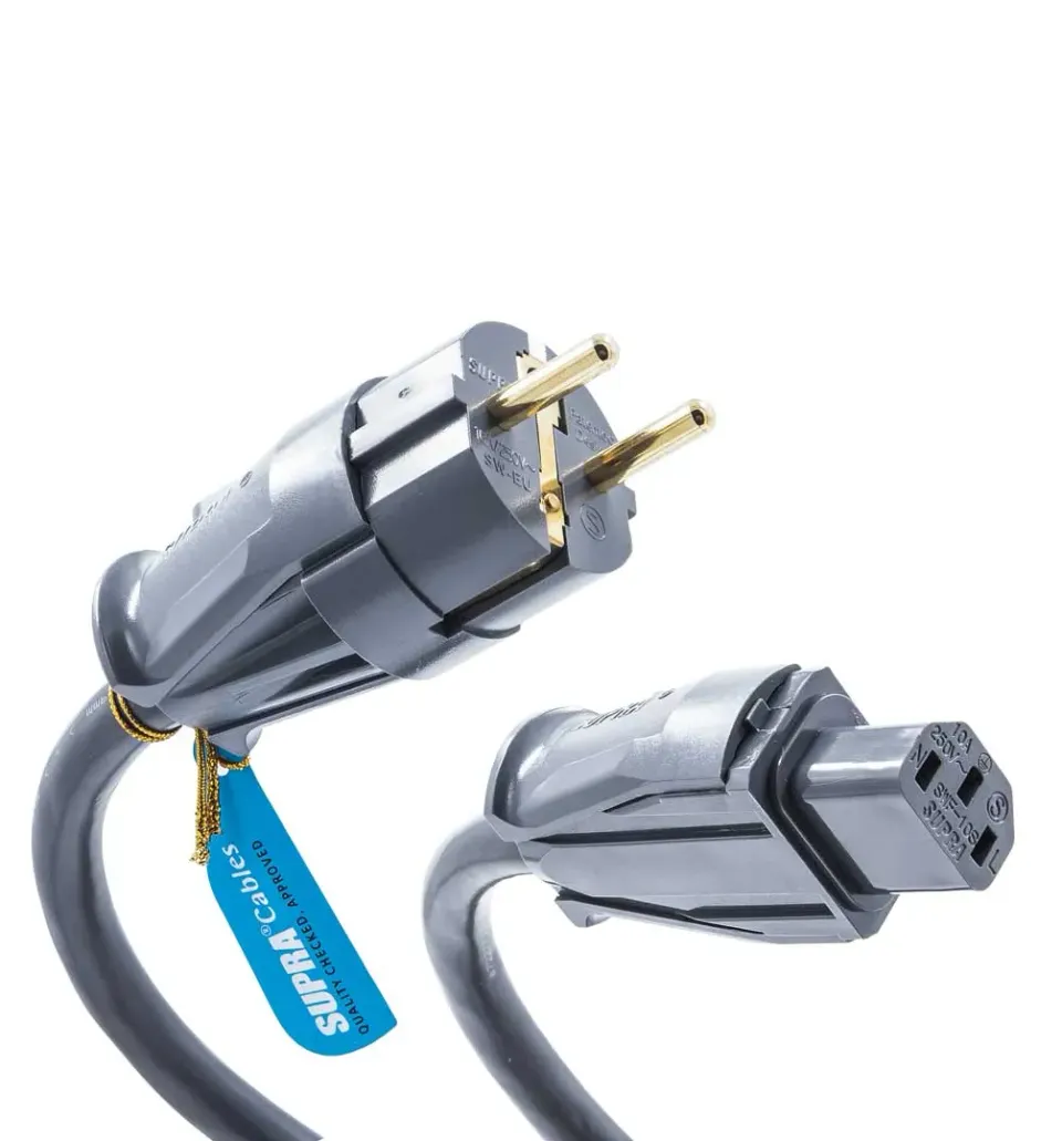 Supra LoRad 2.5 SPC voedingskabel C13 verzilverd