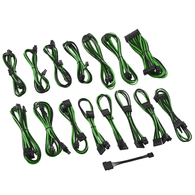 CableMod E-Series ModFlex kabelset EVGA GS PS zwart groen