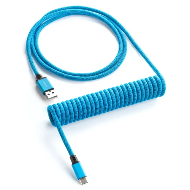 CableMod Classic coiled keyboard kabel 150cm blauw