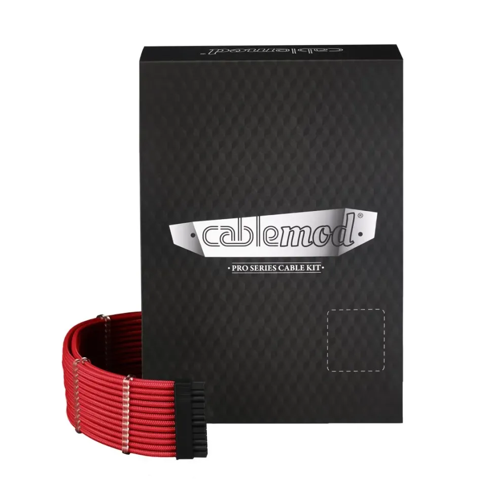 CableMod C-Series Pro ModMesh kabelset Corsair rood