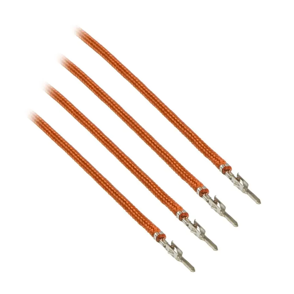CableMod ModFlex sleeved wires 40 cm oranje 4-pack losse draden