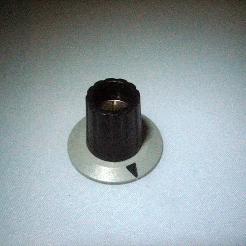 T.E.G. Knop Spantang Pijl zwart 19x26 draaiknop