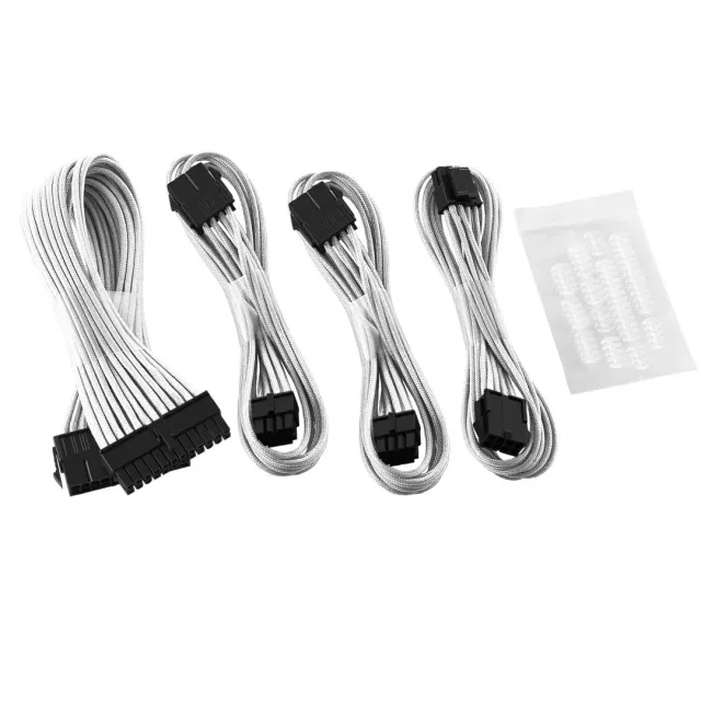 CableMod ModFlex Extension Kit Dual 6+2 Verlengkabel Wit