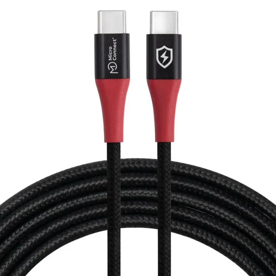 Microconnect Safe Charge USB-C datablocker kabel 1,5m 240W