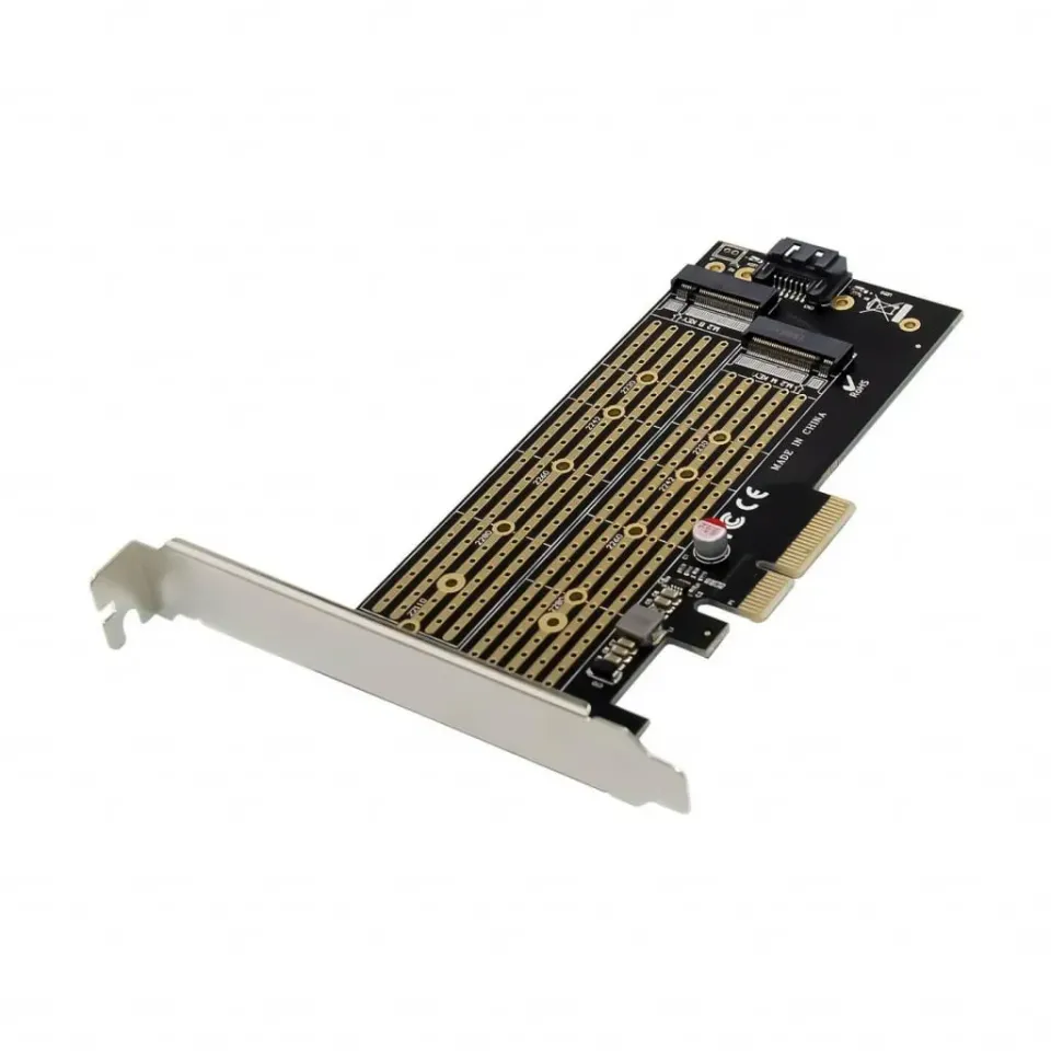 Microconnect M.2 NVMe SSD adapter PCIe x4 B+M key