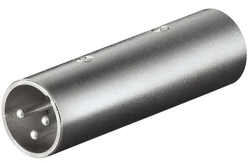 Microconnect 27460 XLR adapter male-male 3-polig