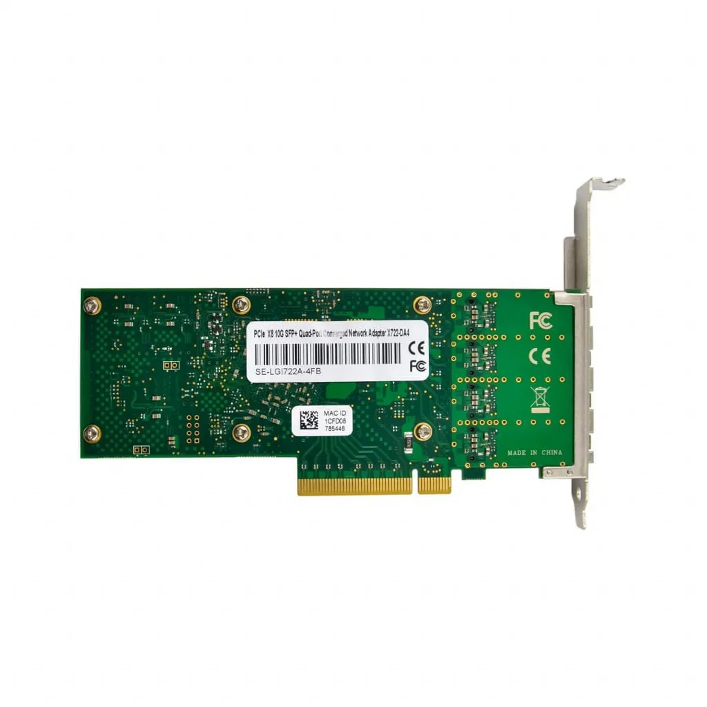 Microconnect X722-DA4 netwerkkaart quad 10G SFP+ RDMA