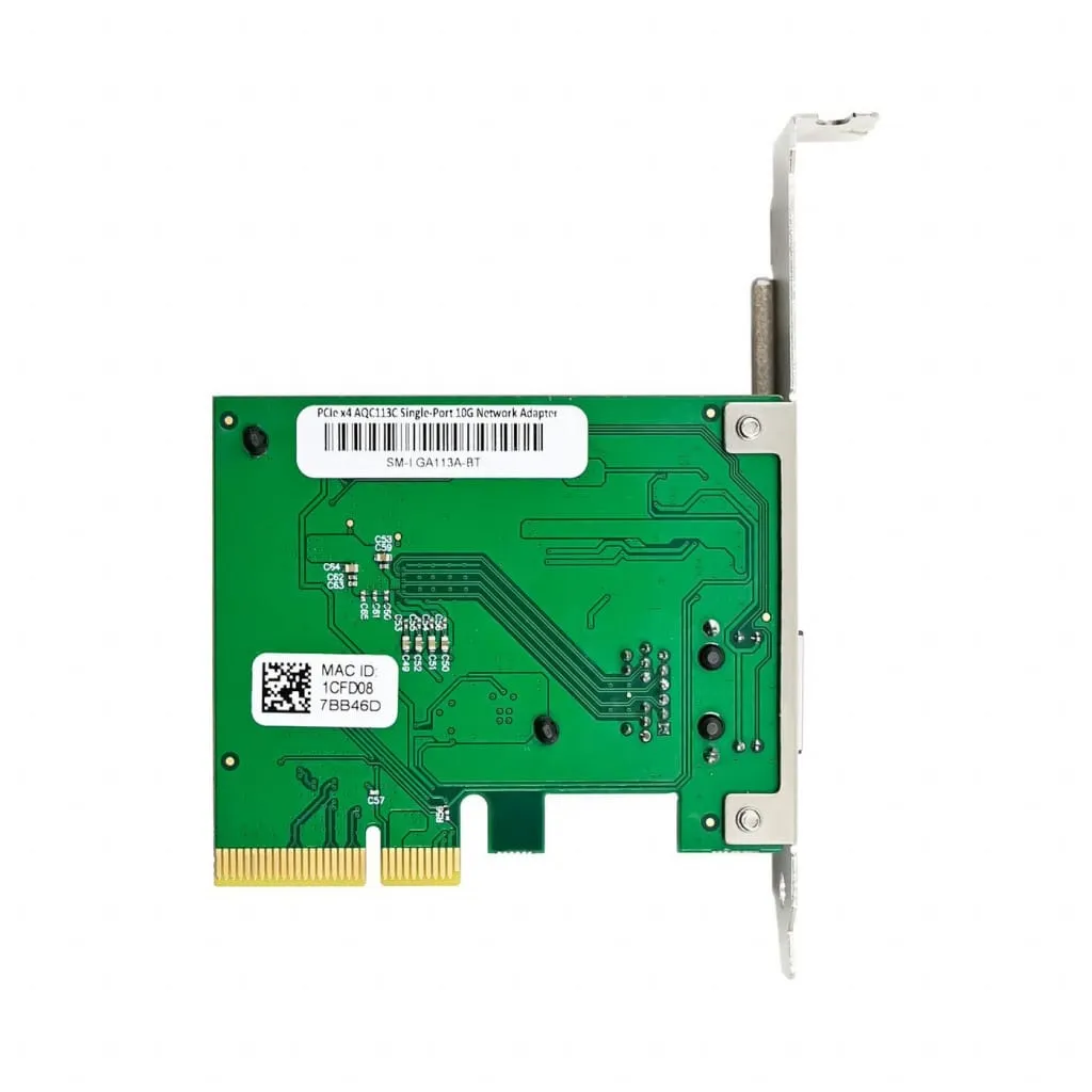 Microconnect AQC113C PCIe x4 netwerkkaart 10G single-port