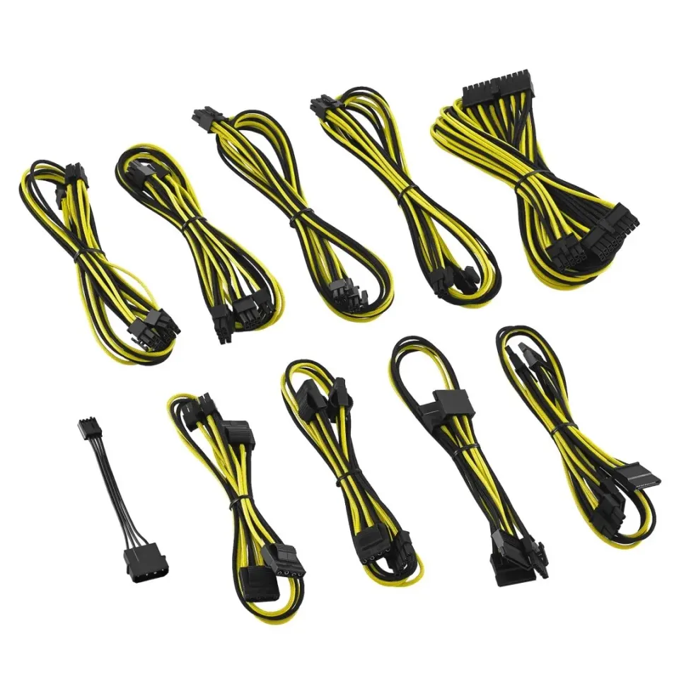 CableMod CM-Series ModFlex kabelset zwart-geel Cooler Master