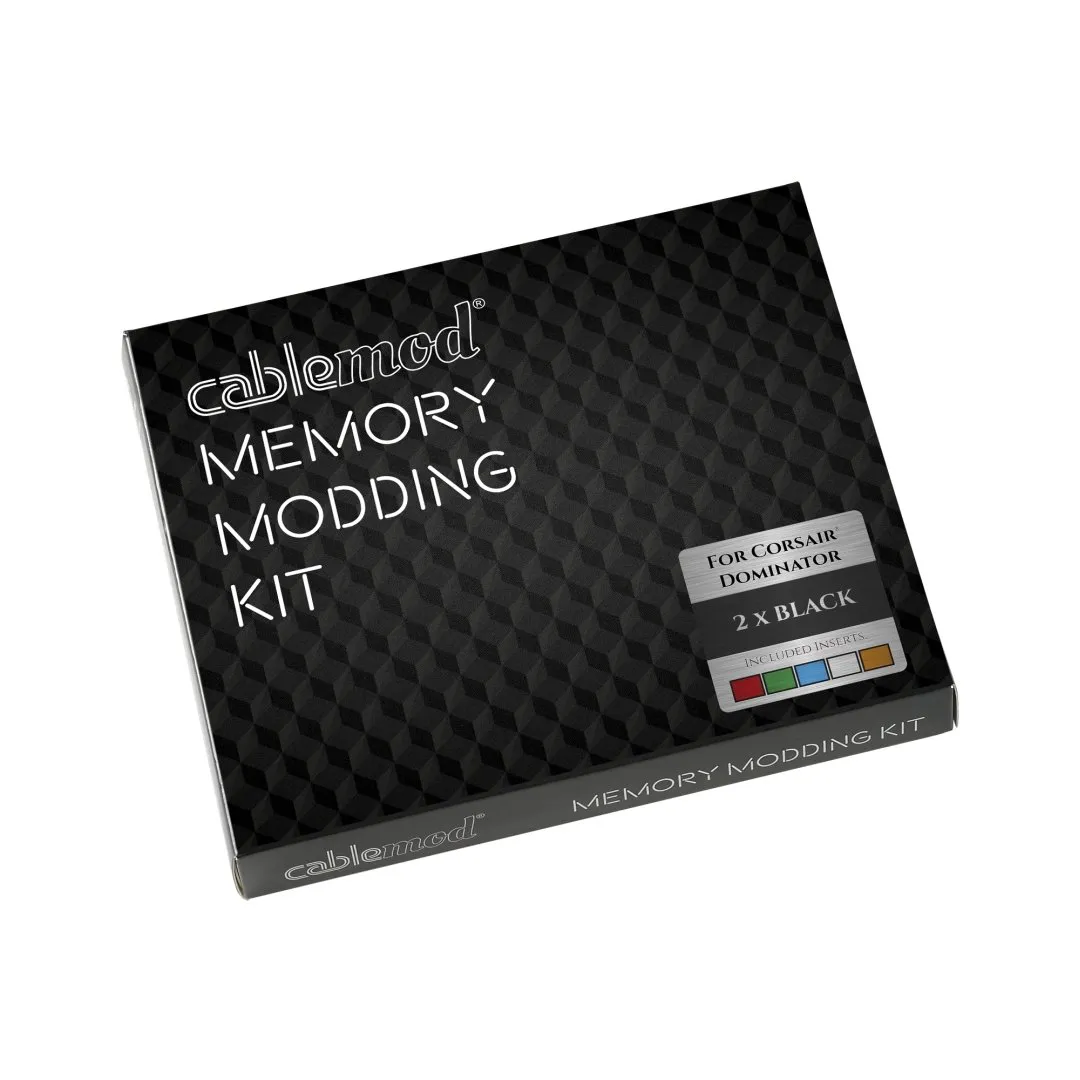 CableMod Memory Modding Kit Dominator geheugenkoeler zwart