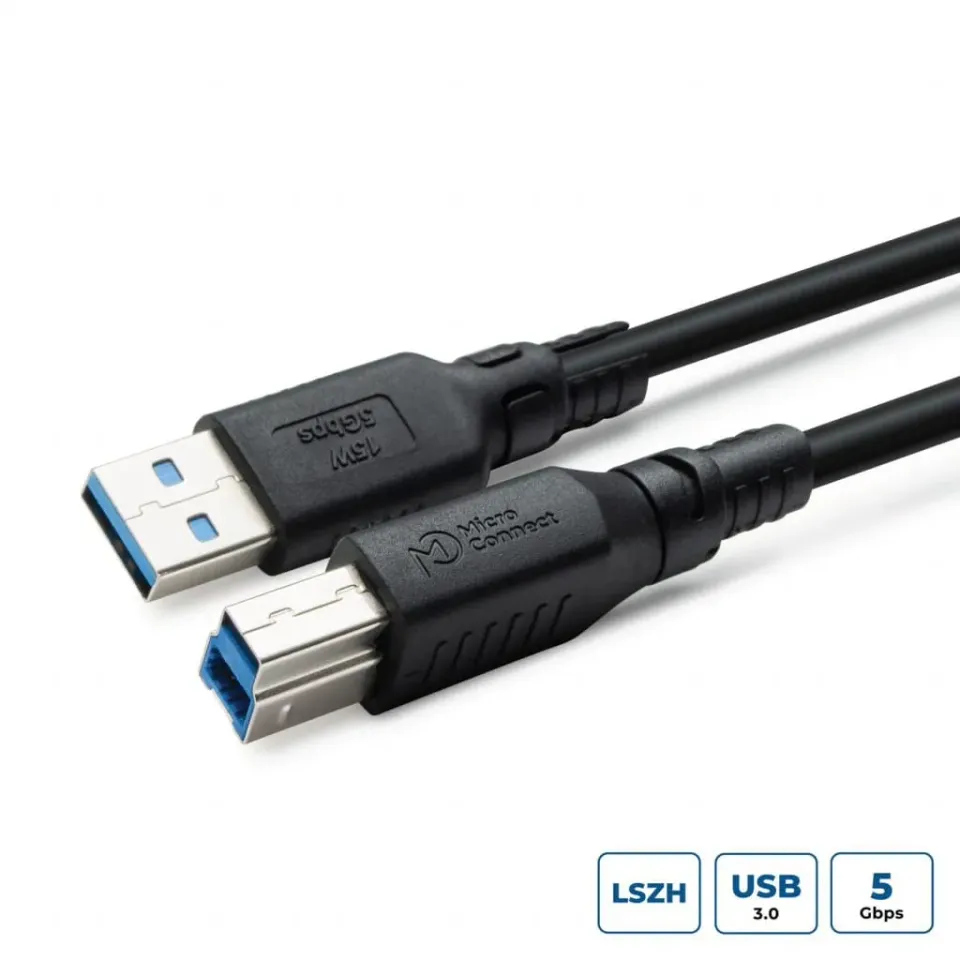 Microconnect ColorFlex USB 3.2 A-B kabel 3m LSZH