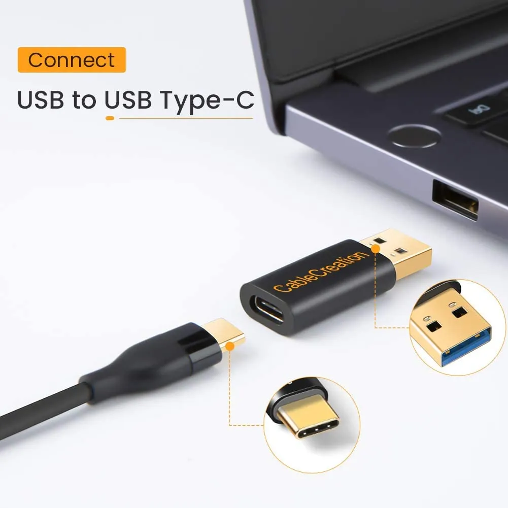 CableCreation USB-C naar USB-A adapter 3-pack data