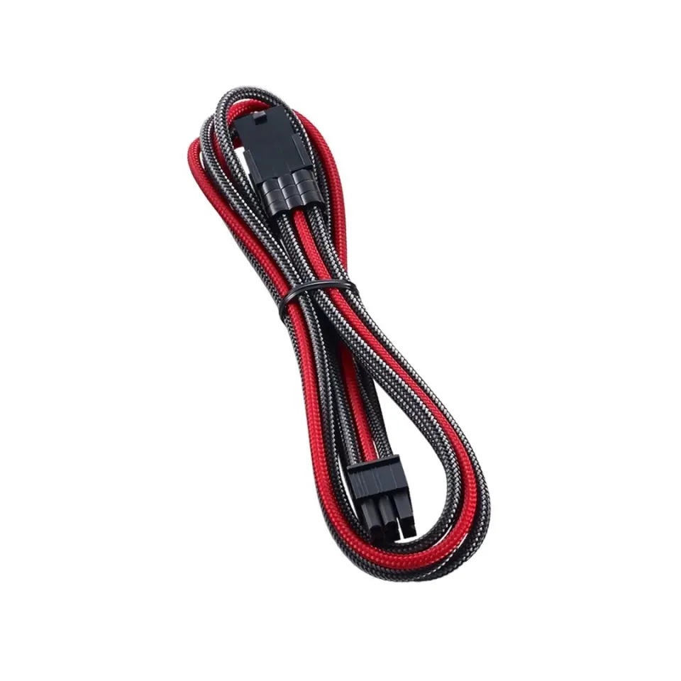 CableMod PRO ModMesh 6-pin PCIe verlengkabel 45cm carbon rood